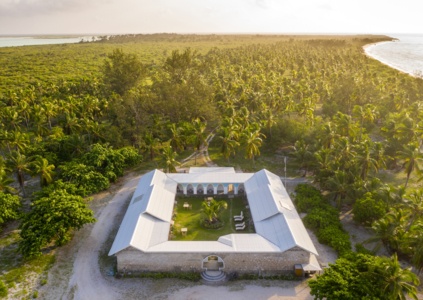 safari island beach bungalow